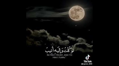 (وما توفيقي الا بالله ) قران كريم - تلاوه رائعه