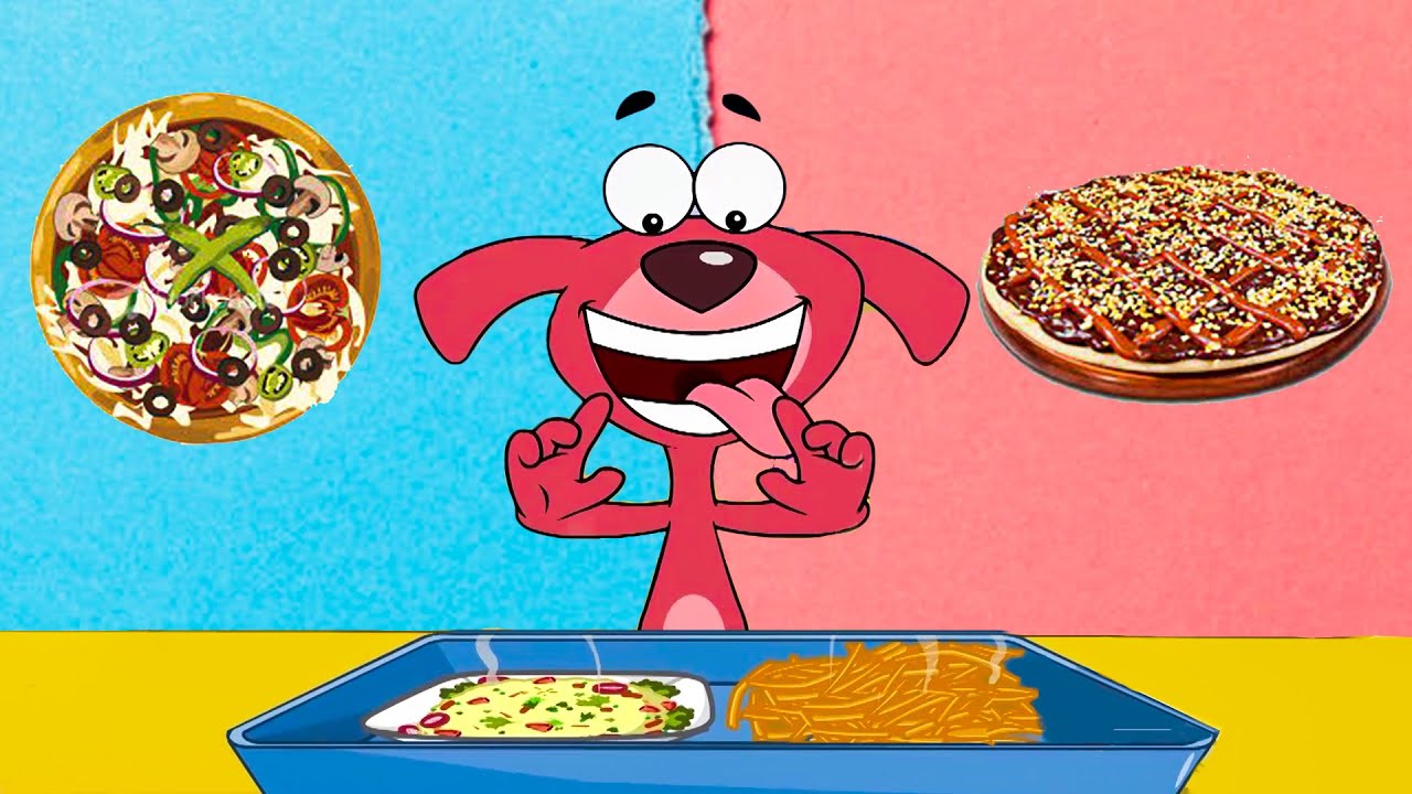 Rat A Tat Candy Pizza ou Pizza Vegetable Funny Animated Dog Cartoon Show pour les enfants