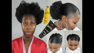 How To : Sleek Low Bun Tutorial with Got2b glued \& got2b spray | AMI FULLEST
