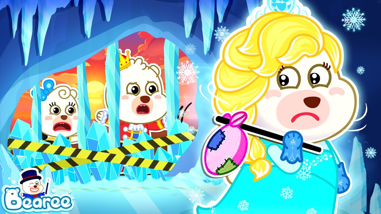 Please Come Home! Queen Learns to Control Icy Powers | Princess Cartoon for Kids | Bearee Kids Show
