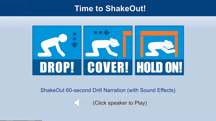 Crawford Elementary Earthquake Drill