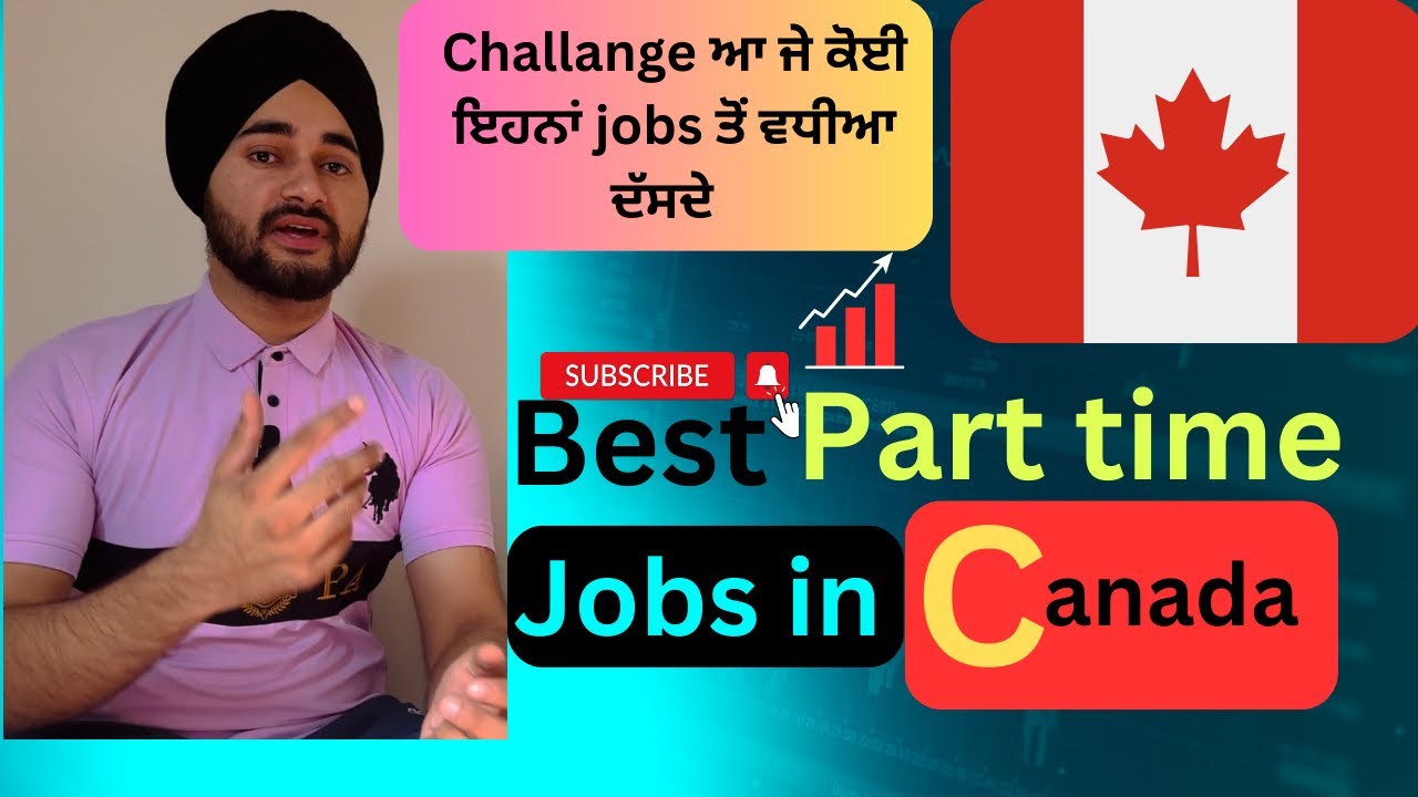 Best part time jobs in canada 🇨🇦/ challenge eehna to vdia part time