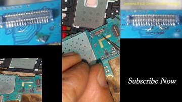 samsung j2 LCD connector water damage