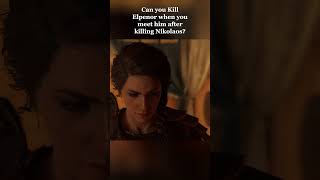 Odyssey Can You Kill Elpenor?