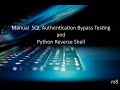Manual SQL Authentication Bypass Testing