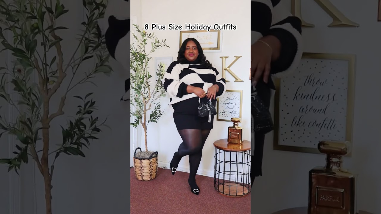 EIGHT PLUS SIZE HOLIDAY OUTFITS 