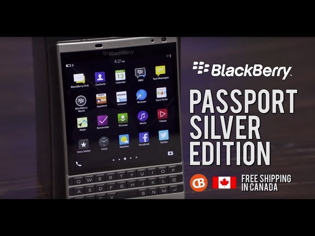 BlackBerry Passport SILVER Edition - Order now and receive $130 in FREE  Accessories!