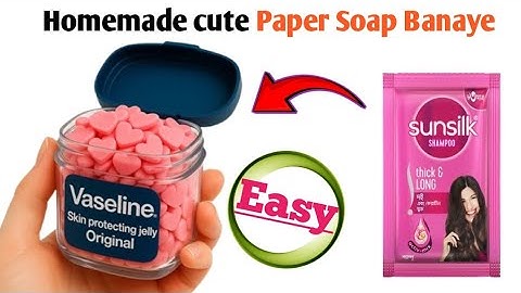 Homemade Paper Soap Making Kit / how to make paper soap handmade \ paper soap make at home very easy