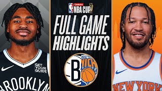 NETS at KNICKS | EMIRATES NBA CUP 🏆 | FULL GAME HIGHLIGHTS | November 15, 2024
