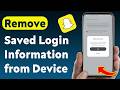 How to Remove Saved Snapchat Login Information from Device (Updated)