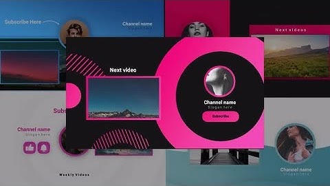 Youtube End Screens V3 DaVinci Resolve Templates