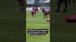 Graham Barton Snapping At 1st Bucs Rookie Mini-Camp Practice!