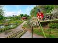 TIMELAPSE | Young WomanBuilding Bamboo House to Store Corn | Ep2 - Nhất Building