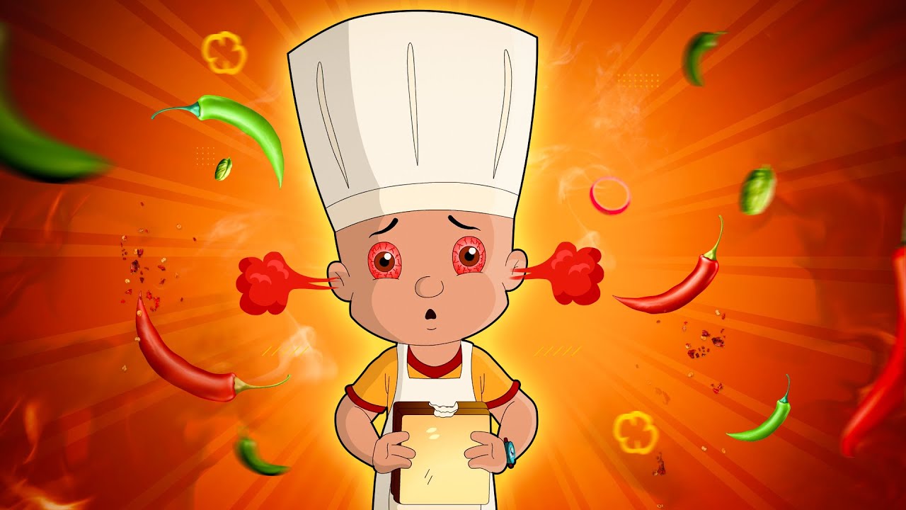 Mighty Raju - Spicy Challenge | Funny YouTube Cooking Cartoon Videos | Animation for Kids