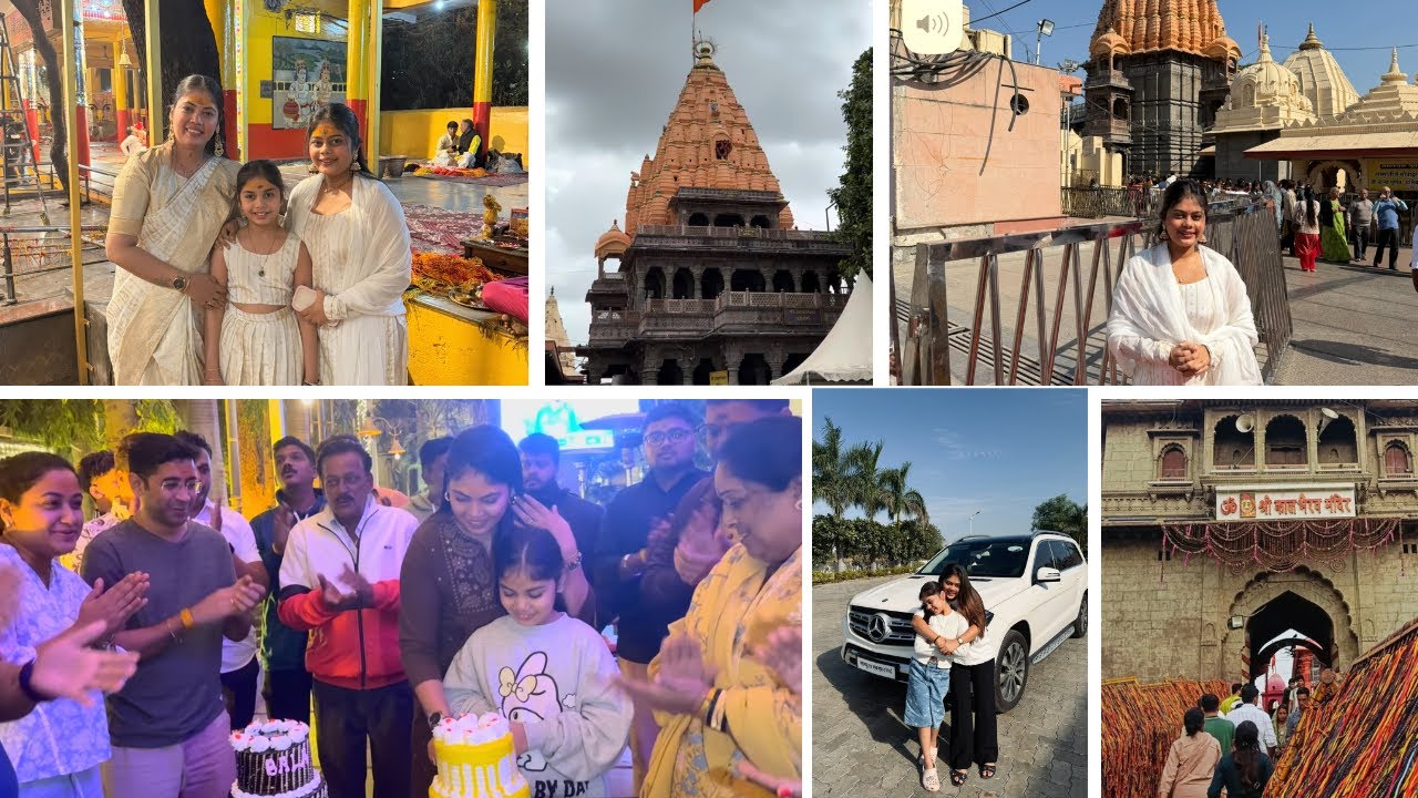 Ujjain Road Trip + Rupa Di’s Birthday Celebration 🎉✨ | Mahakal City Vlog | @RivaPatilOfficial 