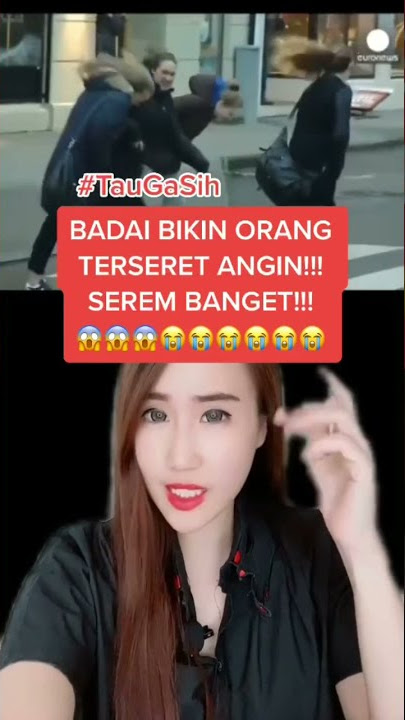 SEREM BANGET!! BADAI BIKIN ORANG TERSERET?!! | TikTok Cheryl Antoinette #Shorts