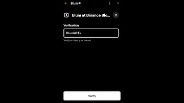 Blum at Binance Blockchain Week Blum Video Code|Blum Verification Keyword Blum at Binance Blockchain