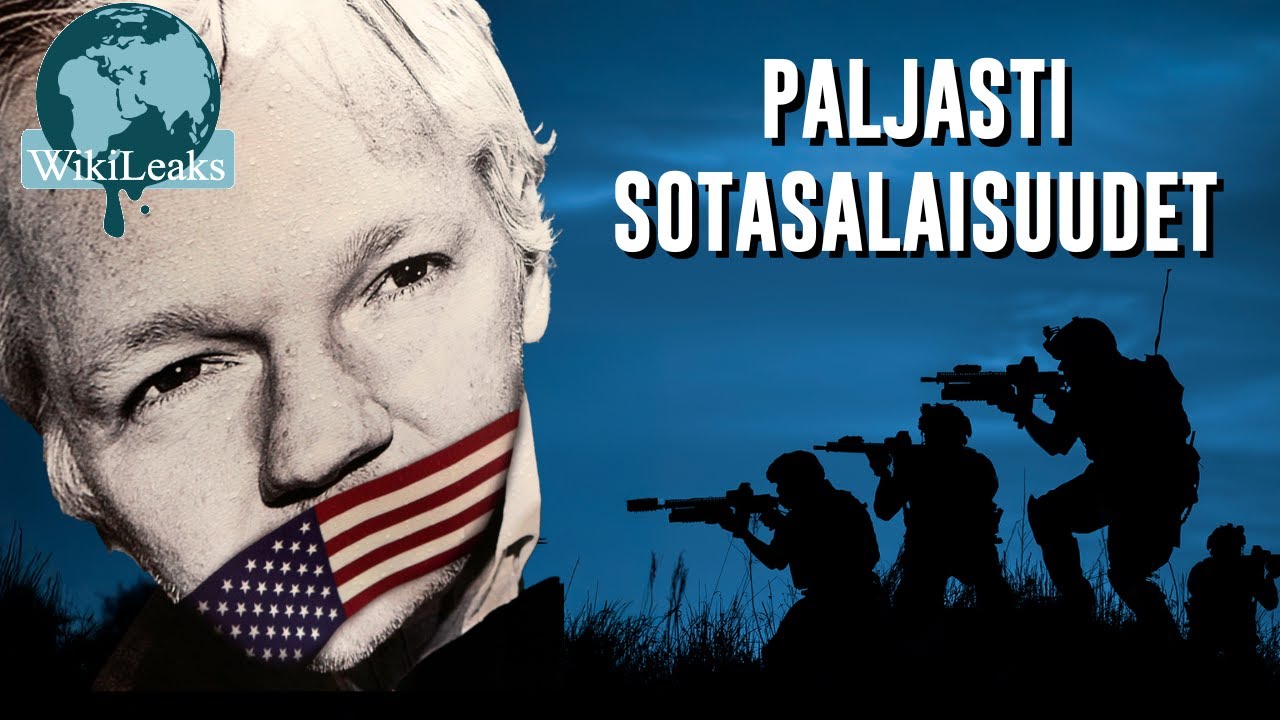 MIES JOKA PALJASTI JENKKIEN SOTASALAISUUDET - Julian Assange ja Wikileaks