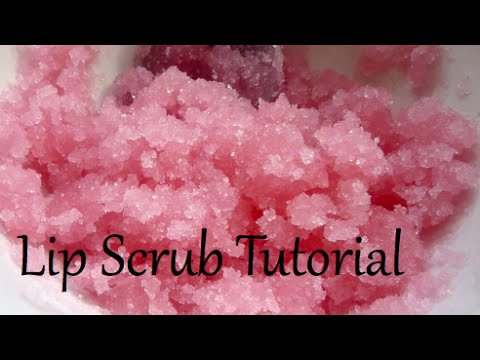 SOFT LIPS! - Lip Scrub Tutorial using home ingredients