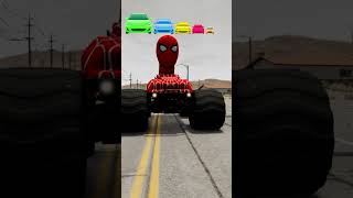BeamNG Drive, vehicle size comparison, car crash video, physics based crashes #automobile