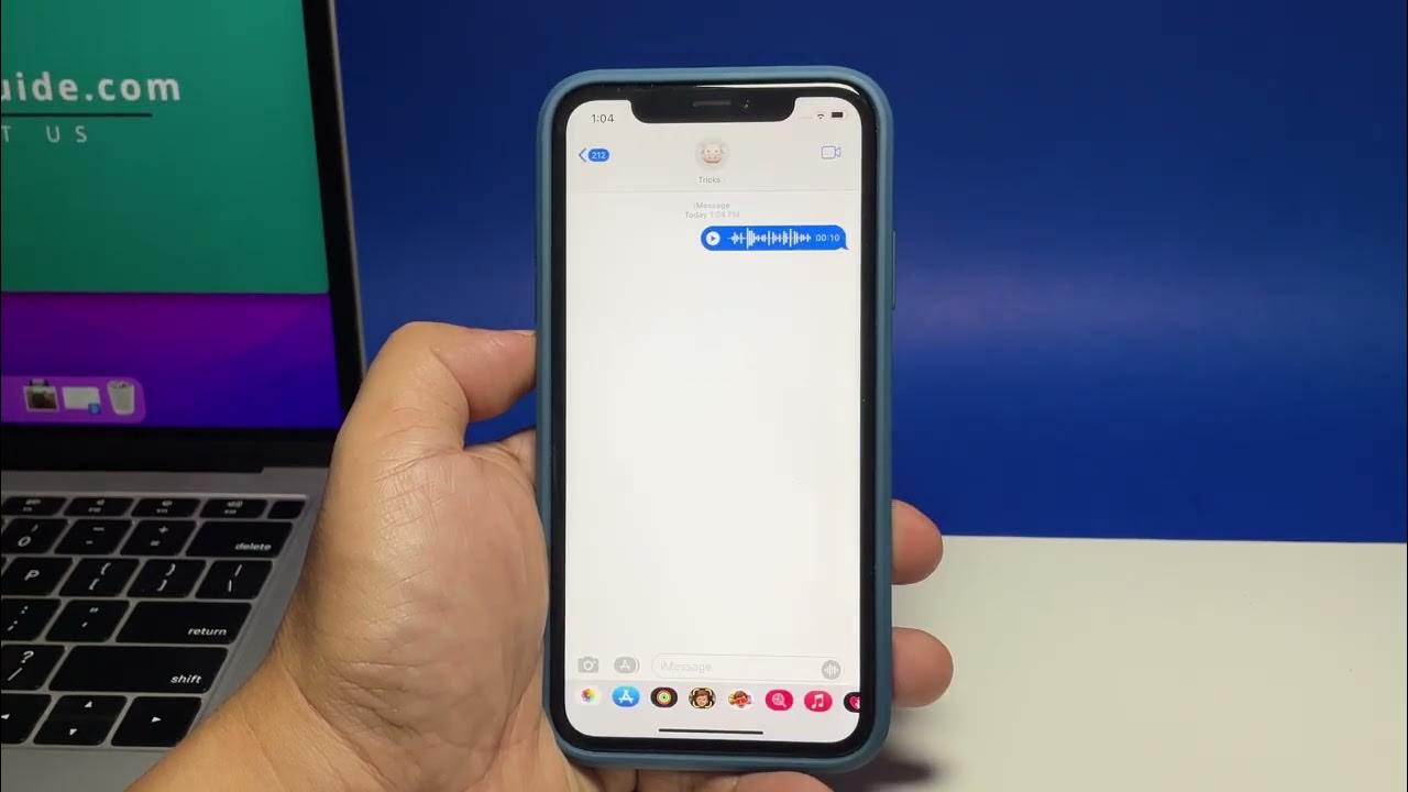 how-to-send-audio-message-on-iphone-youtube