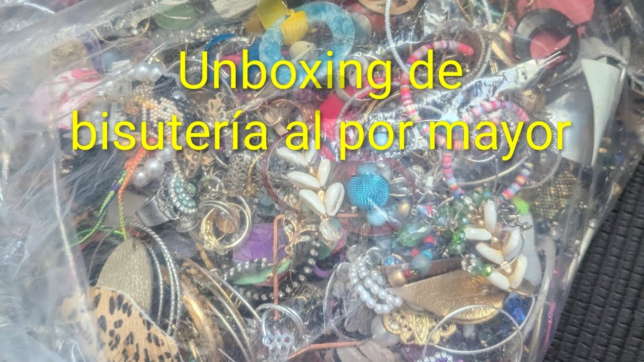 Unboxing de bisutería al por mayor. Caja misterio.