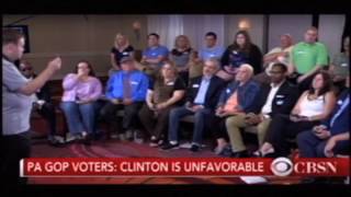 Aug. 21, 2016 - Frank Luntz Focus Group on CBSN - Campaign 2016