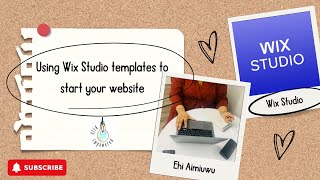 Using Wix Studio templates to start your website
