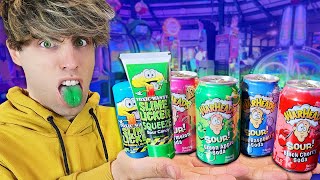 Extreme SOUR Candy Arcade Challenge!