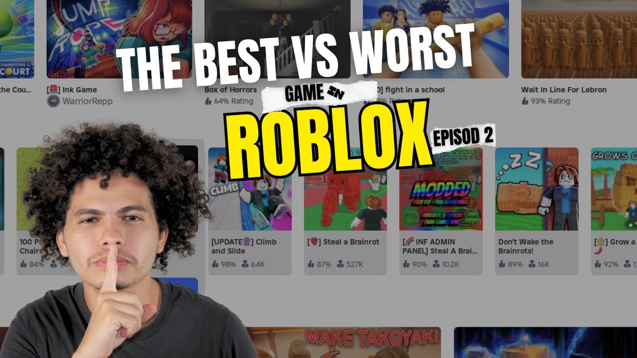 Finding The BEST Vs WORST Roblox Games Ep2 Giveaway 100 Amazon 