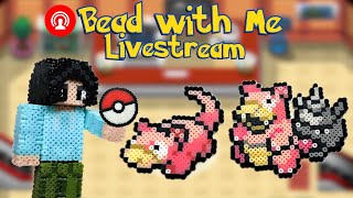 Slowpoke & Slowbro 151 Pokémon Challenge! | Perler Bead With Me