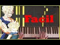 Dragon Ball Z VEGETA Canción Triste  Piano TUTORIAL  Notas Fáciles sad
