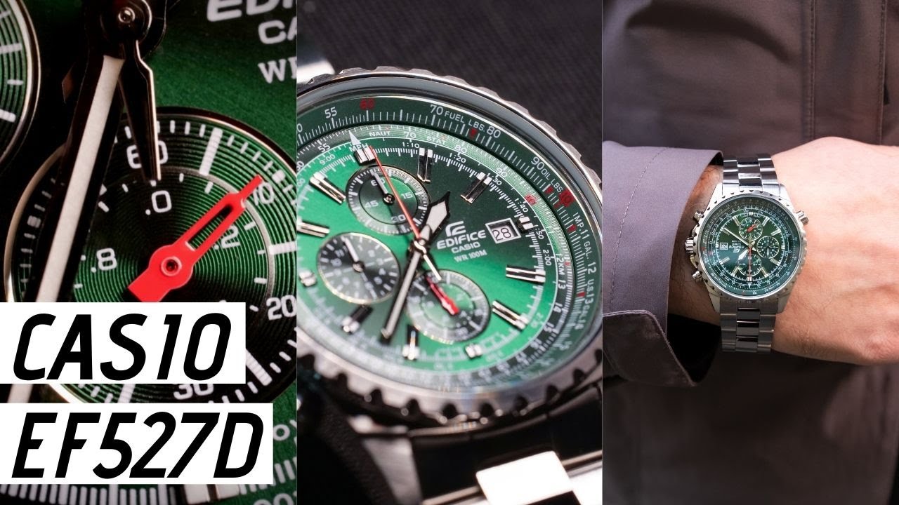 Casio EF527D-3AVUEF Watch Review - YouTube