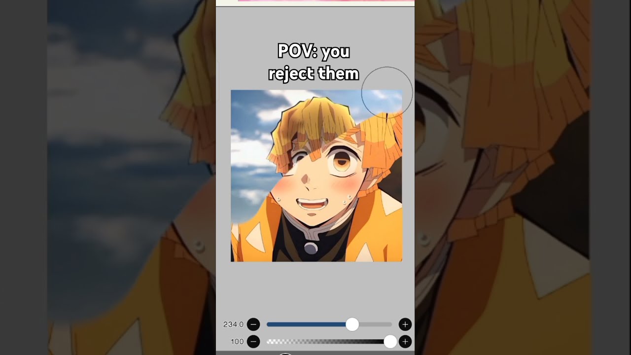 Pov You Reject Them Kny Demonslayer Kimetsunoyaiba Cute Fyp Shorts Ibispaintx