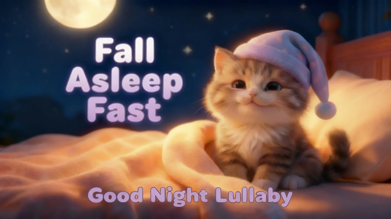 Fall Asleep Fast with Toto Lullaby 🐱🌙 | Instant Sleep Baby Lullaby | Bedtime Music🌟