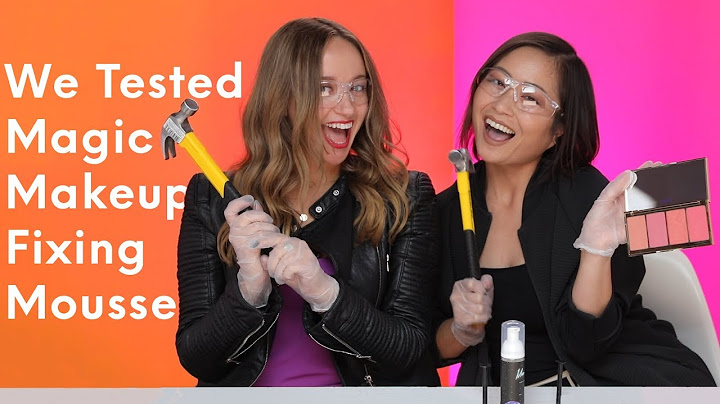We Tried a Broken Makeup Fixing Mousse | Crash Test Beauties