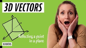 Quick, Easy 5 min Tutorial to Reflect a Point in a Plane-[IB Maths, A-Level]