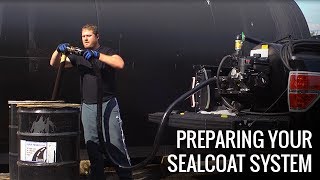 Getting Your Asphalt Sealcoating Machine Ready | Asphalt Kingdom