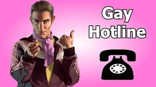 Video Game Characters Call the Gay Hotline - Prank Call Compilation
