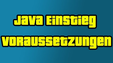 Java Einstieg 01 - Voraussetzungen - by C&P