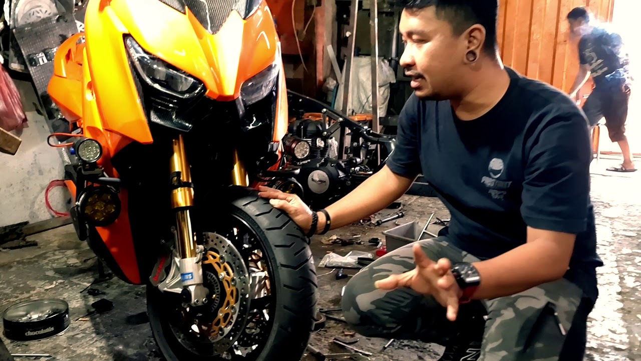 USD Ohlins dan Velg Double Disk Yamaha Xmax