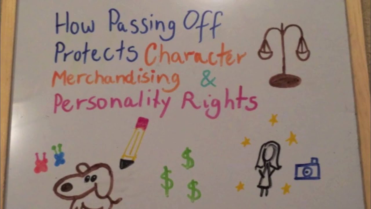 Passing Off, Character Merchandising & Personality Rights (FInal) - YouTube