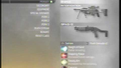 Modern warfare 2 begginer classes. (level 4-20)