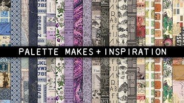 Tim Holtz Ecelectic Elements Palette Makes + Inspiration