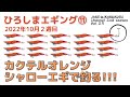 ２５　ひろしまエギング⑪　カクテルオレンジ　シャロー餌木で釣る！！！　ヤマシタ　エギ王Ｋ　２０２２年１０月２週目　広島　釣り