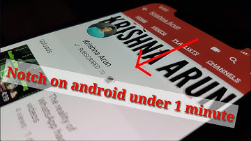 iPhone X notch on any Android smartphone under 1 minute