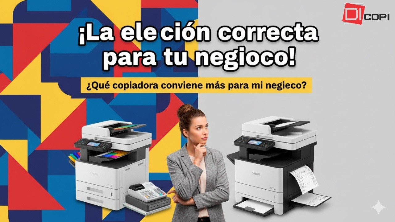 👉 ¿Qué copiadora me conviene más? Color vs Blanco y Negro | Guía para tu negocio