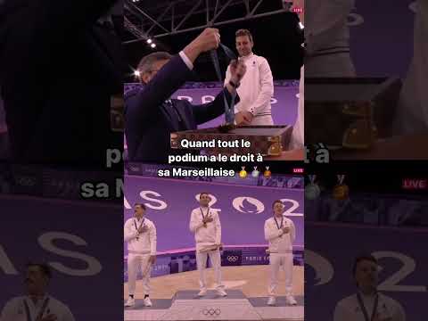 🤣 MARSEILLAISE POUR TOUS #Olympics #Paris2024 #Olympics2024