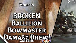 BROKEN Ballilion Bowmaster Damage Brew! | Dimir Coffers | Modern | MTGO
