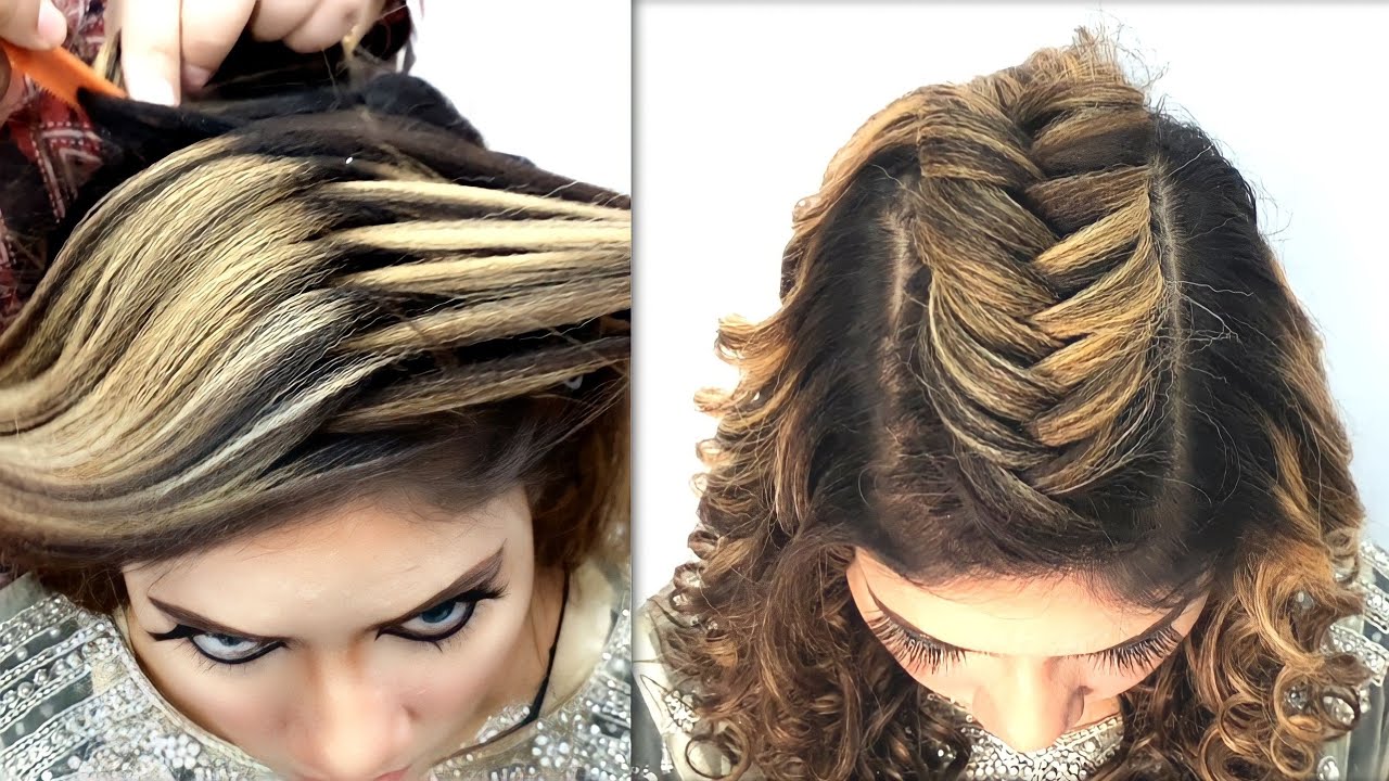 easy-party-wedding-hairstyles-for-girls-l-twist-hairstyles-l-new-open